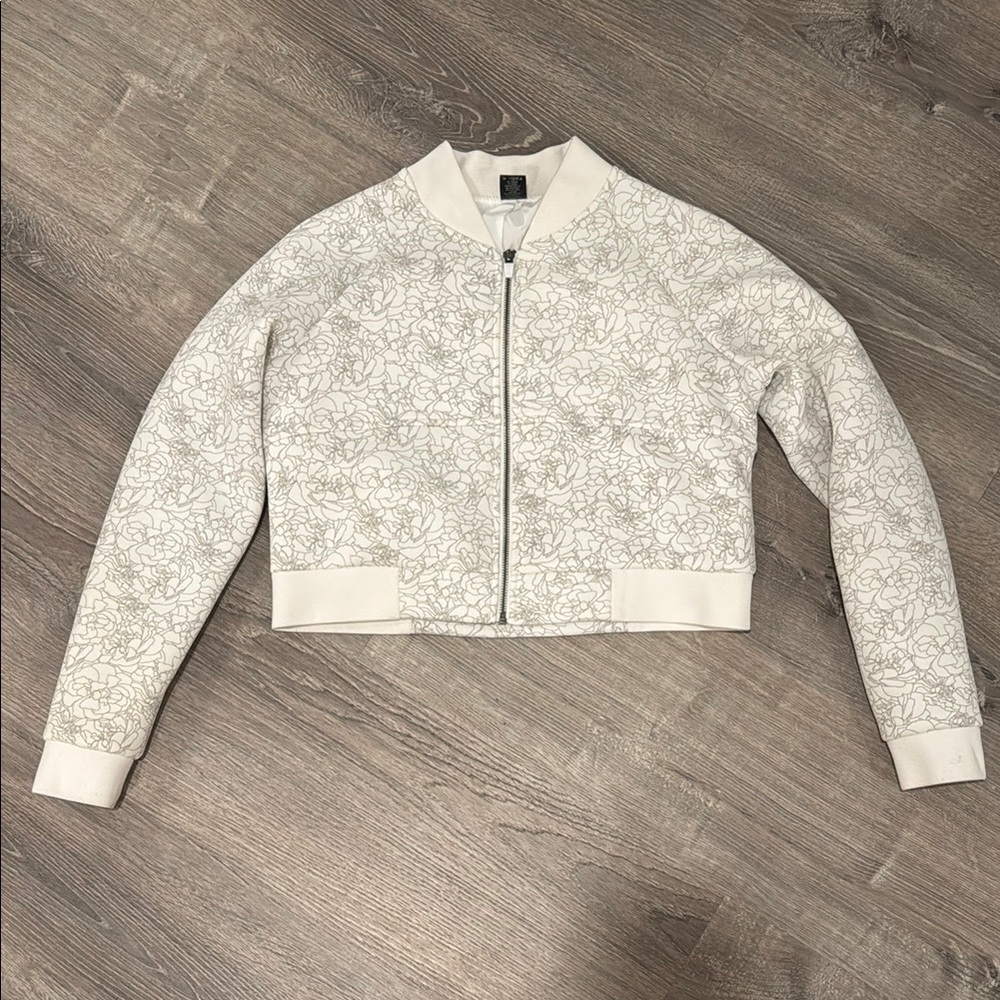 White Vitality Bomber Jacket